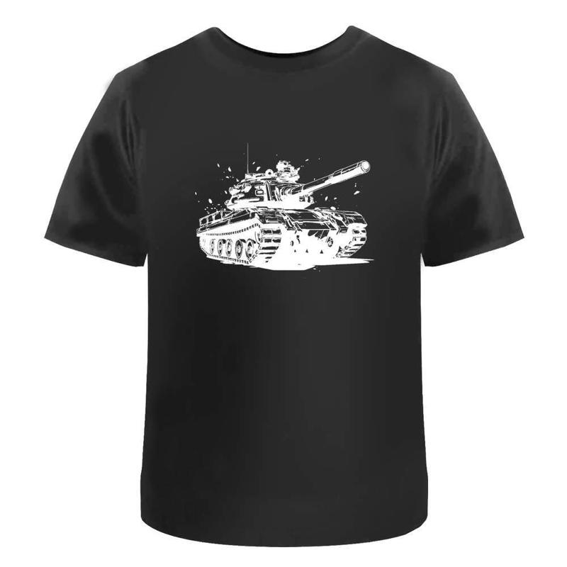 

Army Tank Cotton T Shirt Ta040017 - Men s Summer Cotton Graphic Tee S разноцветный