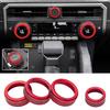 Aluminium-Knopfblenden für 2024-2025 Toyota Tacoma Klima & Audio