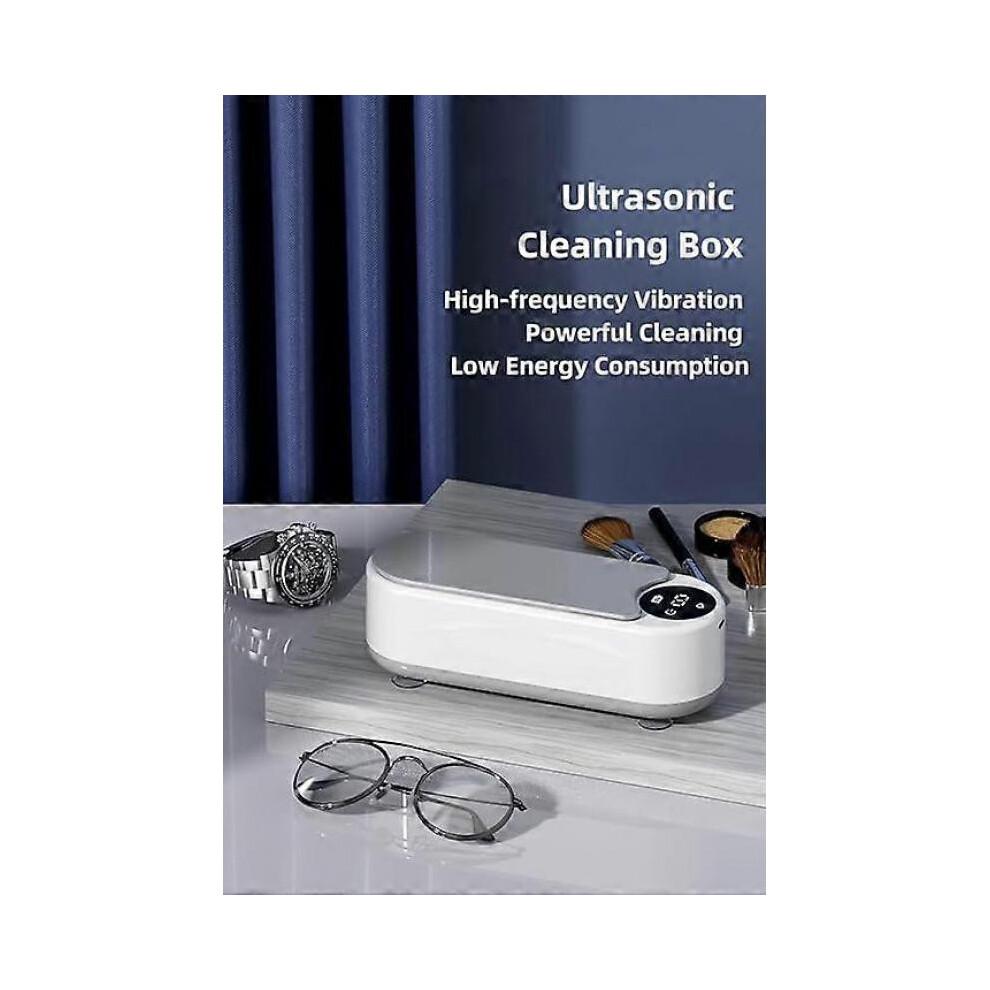 Ultrasonic Glasses Cleaner, 450ml Portable 45KHz Professional Ultrasonic Cleaner Machine for Eye Glasses, Jewelry, Makeup Brush