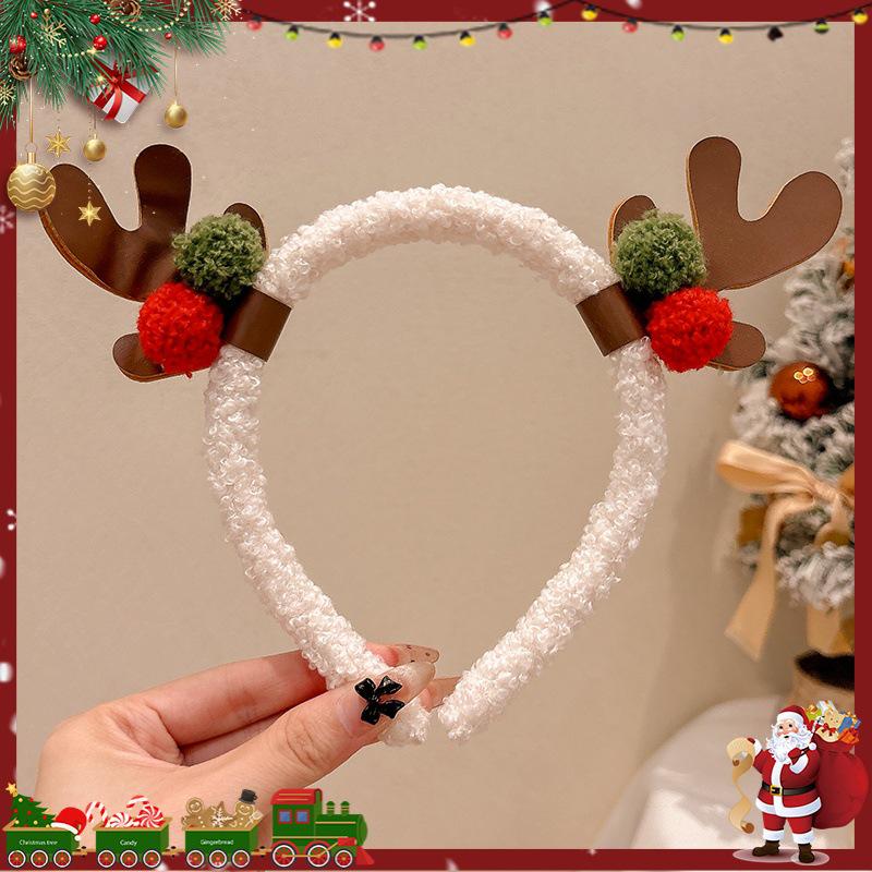 Weihnachts Rentier Geweih Stirnband für Kinder - Niedliches Kostümgeschenk, Haarspange & Dekoration