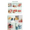 2 In 1 Wall-mounted Mobile Phone Remote Control Storage Box Multifunctional Punch-free Storage Rack Wall Debris Storage Holders Cup Holders 5
