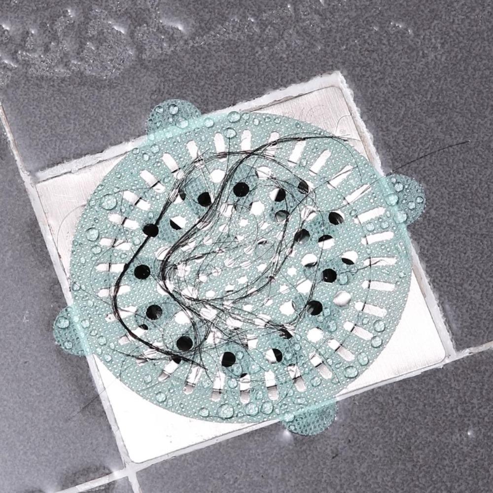 10pcs Hair Cleaning Disposable Floor Drain Sticker Hair Catcher Multipurpose Strainer  Kitchen