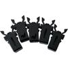 ZCZQC 10PCS Black Trash Can Lock Replacement Kit Spring Press Buckle Touch Top Can Button Plastic Repair Clip Push Switch Self Locking Tissue Box