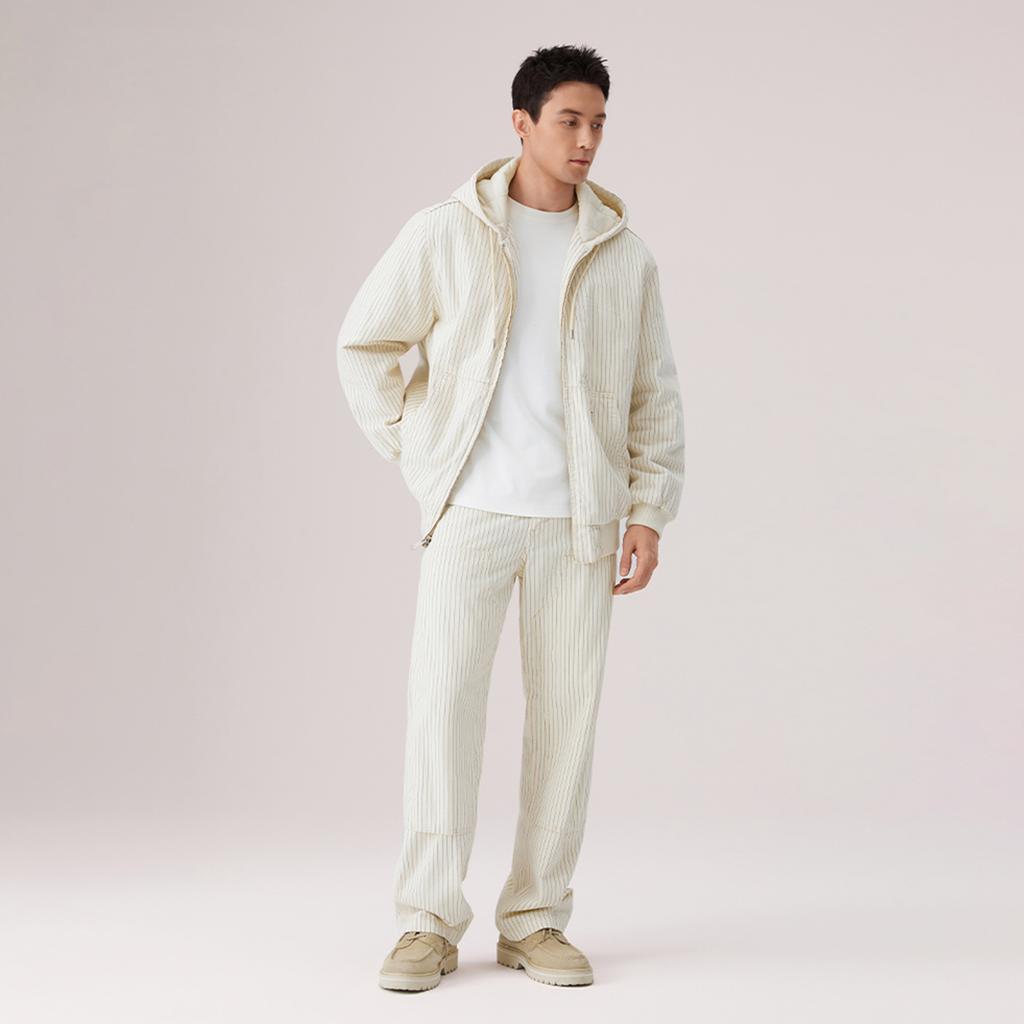 Levis Relaxed Classic Design Comfortable Fabric Simple Fashion Casual Versatile High-Quality Padded Jacket Unisex jackets A3222-0019