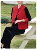 Spring Gold Velvet Suit - Chinese Zodiac Style for Middle-Aged Women