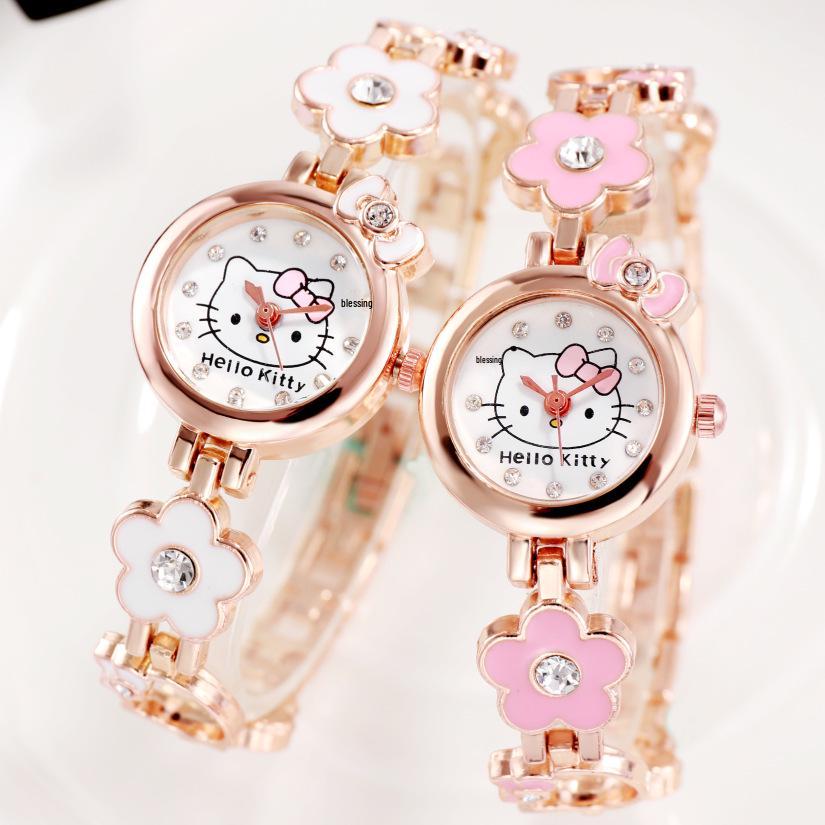 Popular Children's Cartoon Cat Watch for Girls - Cute Claw Design