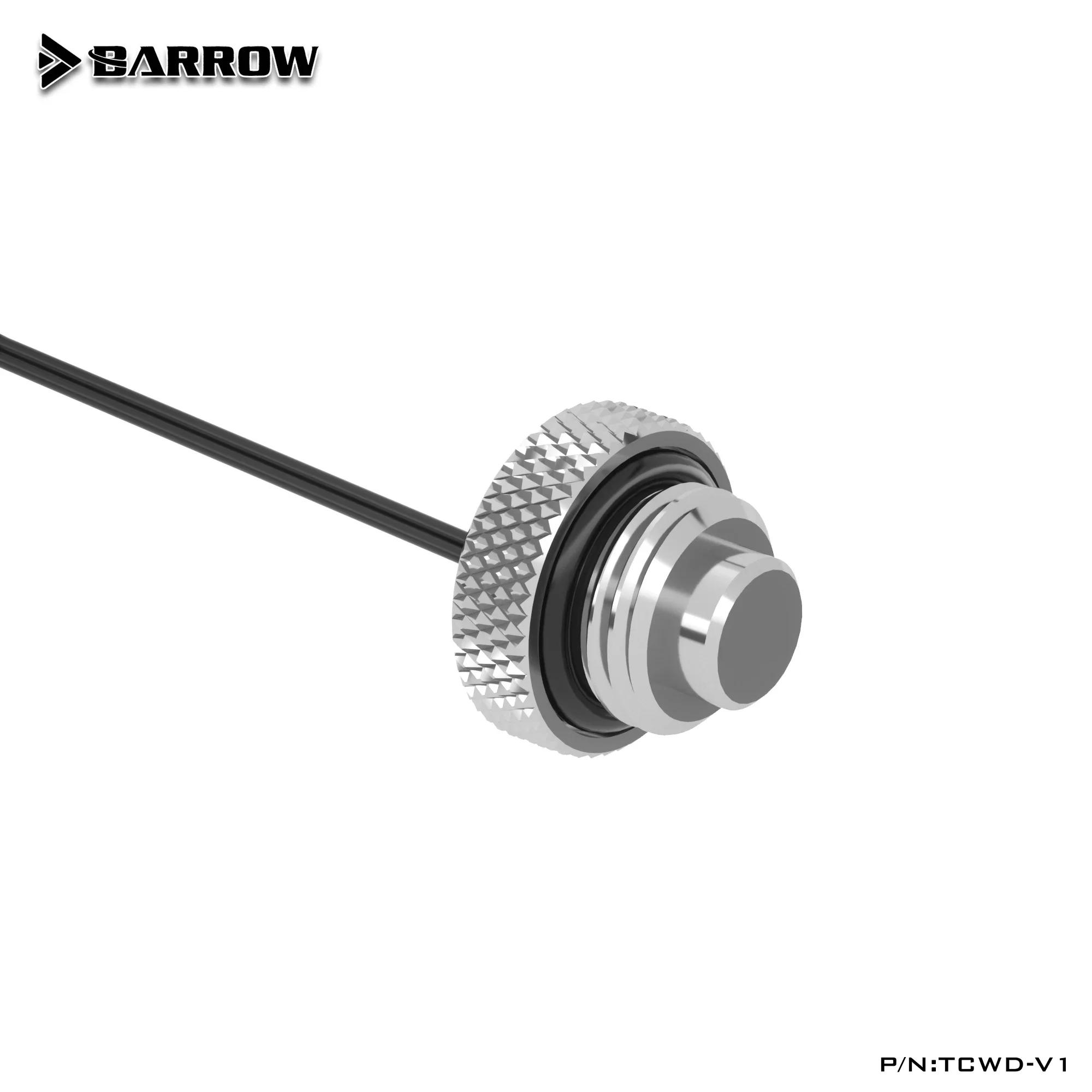 

Barrow Temperature Sensor Stop Fitting, G1/4 10K 8mm(Short) 15mm(Long) For Water Cooling System+ 30cm Cable, TCWD-V1/TCWDL-V1 Silver Short