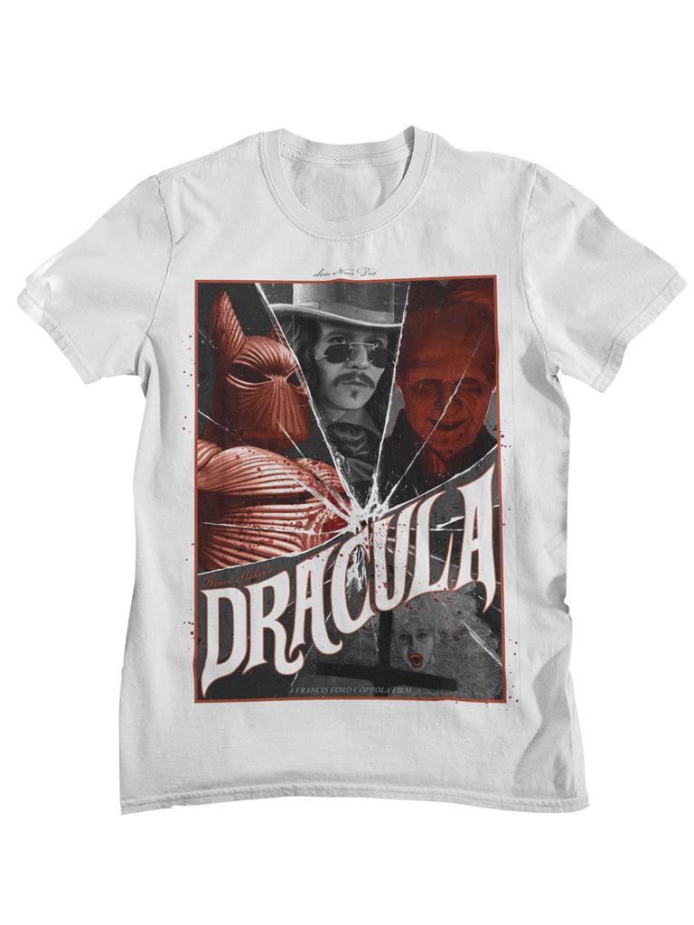 Bram Stokers Dracula Gothic Vampire Movie Poster Graphic TShirt Unisex Women Casual Cotton Streetwear Tops