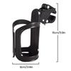 Bike Water Bottle Holder Pram Cup Holder Stroller Water Bottle Holder 360° Rotating Mount Cage For Motorcycle Bicycle Baby Strol Cup Holders 5