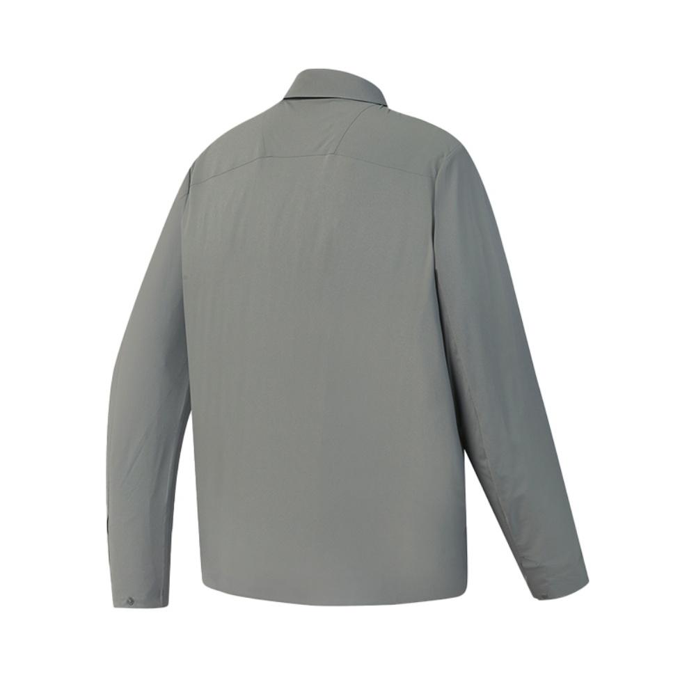 Fila Urban Explore Fashion Minimalist Casual Outdoor Mountain Style Workwear Comfortable Versatile Woven Long Sleeve Shirt Men Shirts A11M618401FDY