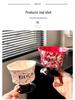 Creative Flower-Shaped Ceramic Coffee Cup for Home and Commercial Use - Ideal for Italian Coffee and Latte Art.