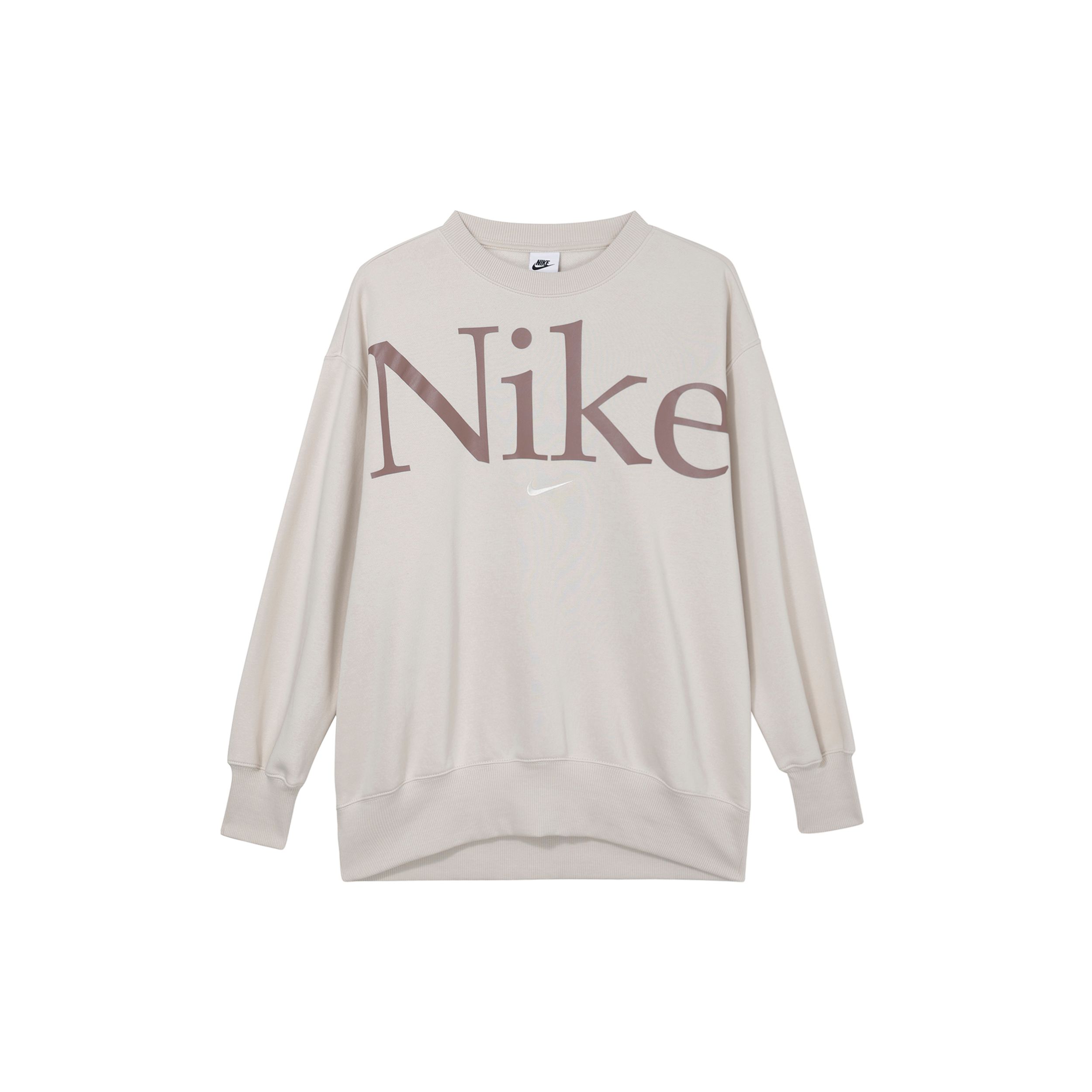 

Nike Alphabet Crew Neck Casual Long Sleeve Толстовка Женская Топы Дымчато-фиолетовый FN3655-104 S