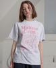 WAIKEI Maltese Crew Line Graphic Short Sleeve T-Shirt Melange White