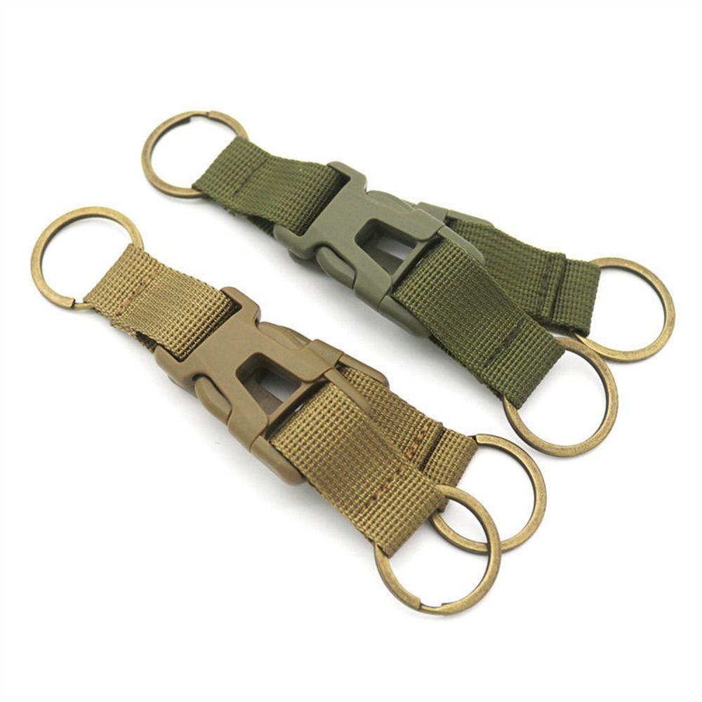 Multifunctional Outdoor Molle Clip Quick Release Camping Keychain Holder   Hiking Climbing