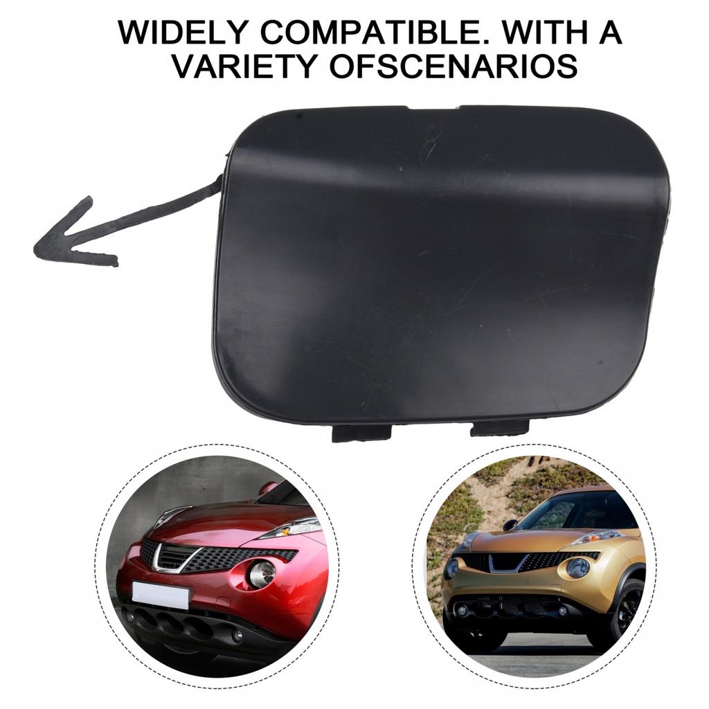 Plastic Cover Replacement Tow Hook 1PC Black Eye Cap