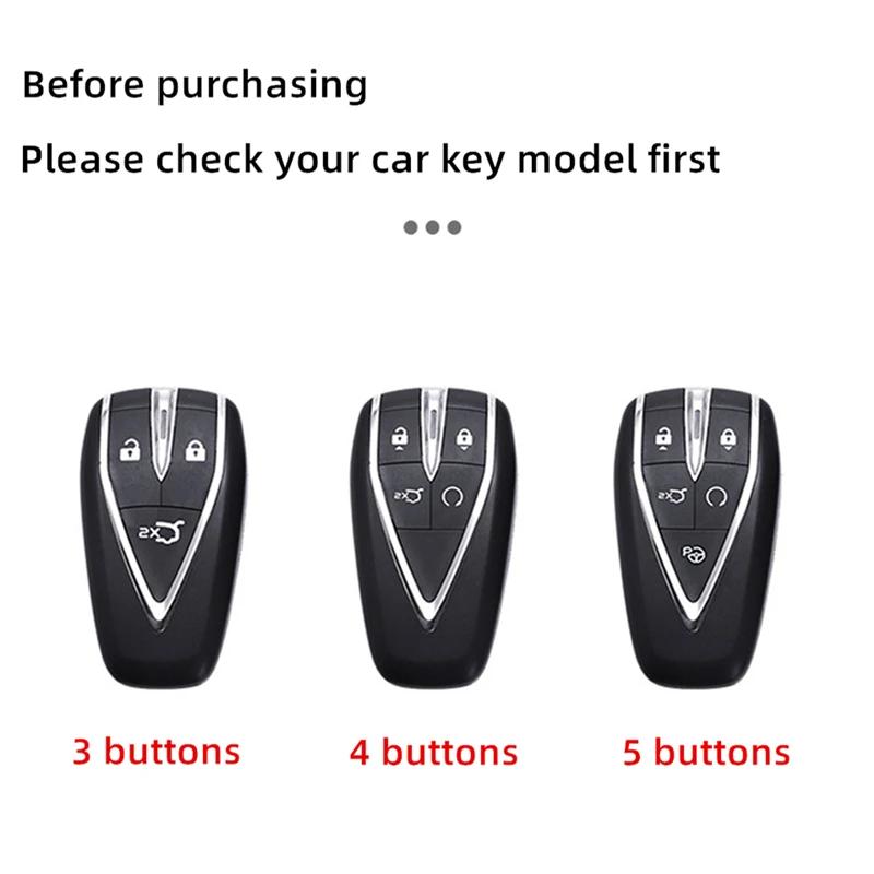 Tpu Auto Smart Key Fob Case Cover Mount Housing Chain Women'S Remote Fit For Changan Eado Plus Cs75Plus Ultra Uni-K Uni-T Univ Uniz X7 Plus