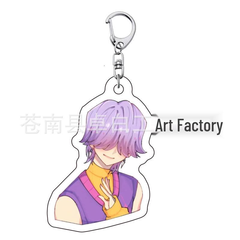 Kpop Demon Hunter Girl Group Keychain: Lumi, Zoe, Mira & Qin Yu Cute Acrylic Schoolbag Pendant