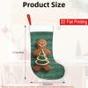 Christmas Decoration Fireplace Hanging stockingOne Piece, Gingerbread Christmas Tree (2) - Design for Christma