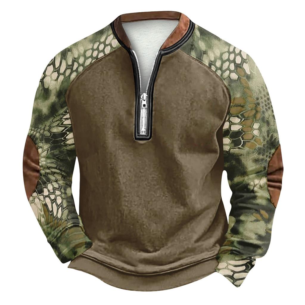 Erkek Kış Tokalı Sweatshirt Erkek Baskılı Erkek Sweatshirt