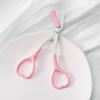 2Pcs Eyebrow Trimmer Scissor Razor Stainless Steel Precision Eyebrow Cutter Scissors with Comb Men Women Brow Hair Removal Grooming Tool