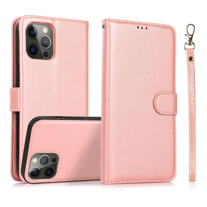 Luxury PU Leather Detachable 2 In 1 Magnetic Wallet Phone Case for iPhone 13 12 11 Pro Max Xs Xr Xs Max 7 8 Plus