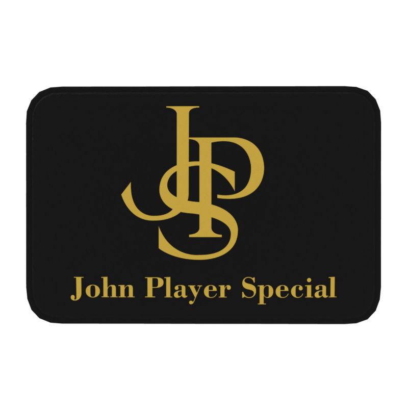 Tapis de sol personnalisé JPS John Player Special Antidérapant Entrée Salle de bain Porte de cuisine Tapis de sol Tapis de garage 40cmx60cm