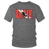 Awesome Scuba Drive Tee Shirt Mens Casual Soft Cotton T-shirt O-neck Short Sleeved Ocean Diving T Shirt Diver Gift Idea Tshirt