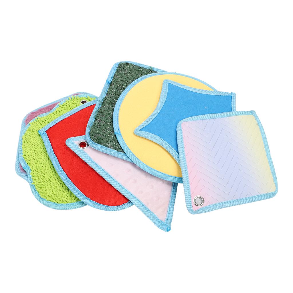 8 Set Sensory Mats for Autistic Children Assorted Textured Activity Relax Calming Toys Sensory Floor