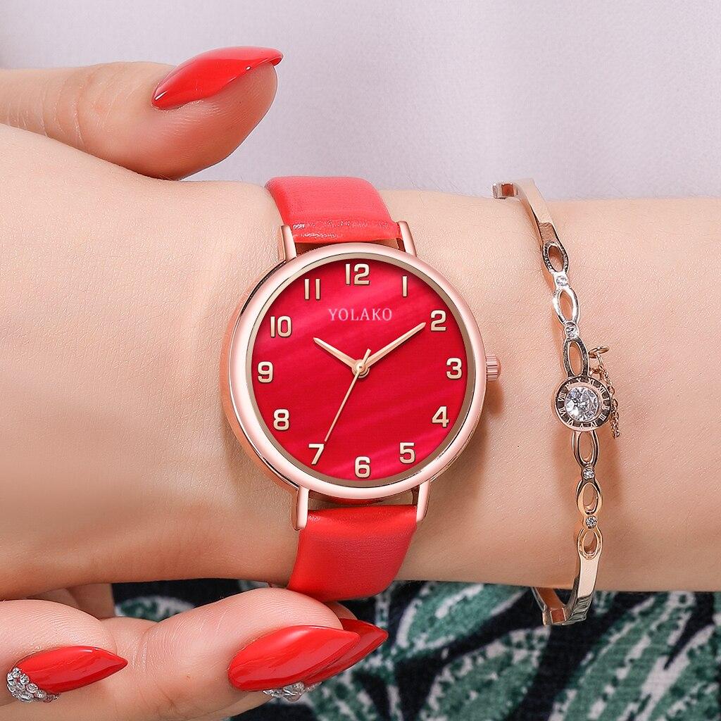 Donne Quadrante in marmo Numeri arabi Orologi Da donna di lusso Cinturino  in pelle Orologi da polso al quarzo Montre Femme acquista in modo economico  — spedizione gratuita, recensioni reali con foto —