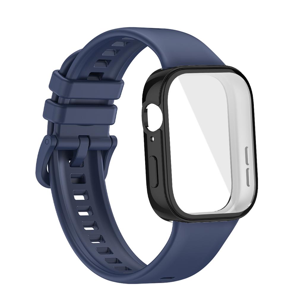 Für Huawei Watch Fit 3 Armband Weiches Silikon Sportuhrband + TPU Weiche Hülle Atmungsaktives Smartwatch Armband Für Huawei Fit3 Correa