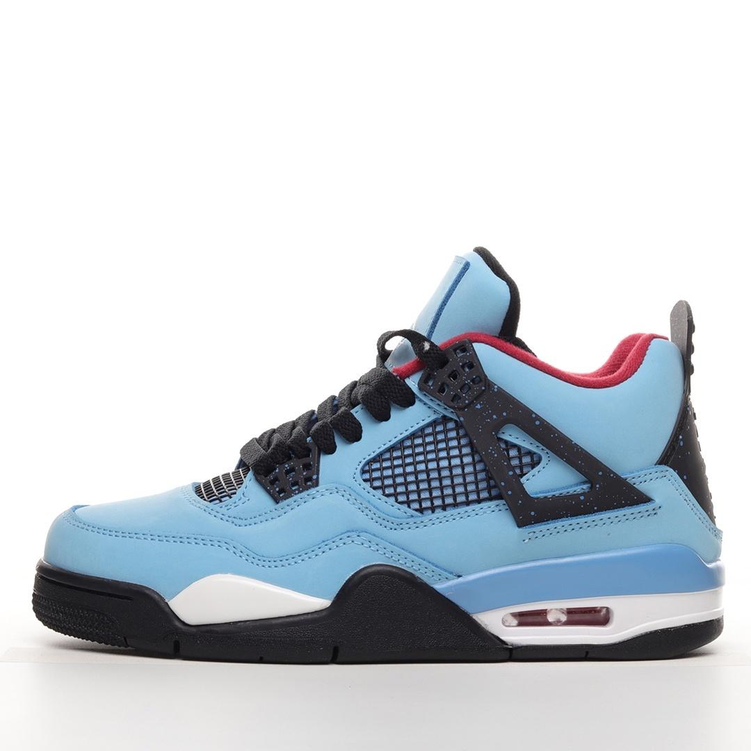 

2025 Retro 4 4S SE 95 Neon Blue Union Noir Black Women Men Sports Sneakers Trainers Basketball Shoes OA 41