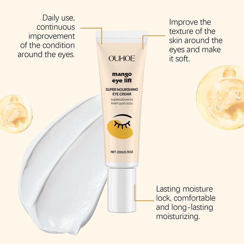 Eye Lift Cream Fade Dark Circles Relieve Puffiness Remove Wrinkles Reduce Fine Lines Brightening Smoothing Tightening Eye Cream