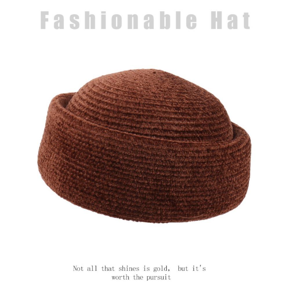 French Style Chenille Pillbox Hat Fedoras Fedora Hat Vintage Medicine Box Hat Wedding Party