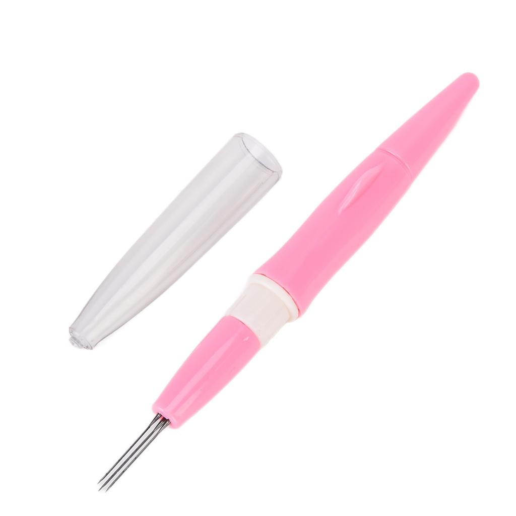 Felting Needles 3 Needles Ergonomically Designed Handle Use Easily Comfortable Grip DIY Felting Needles for HomePink