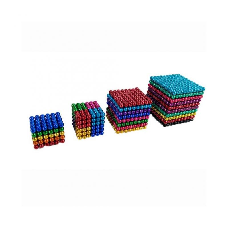 512-teiliges 5mm magnetisches Buck Ball Set mit N35 Neodym-Magneten zum kreativen Bauen, 3D-Puzzle & Stressabbau