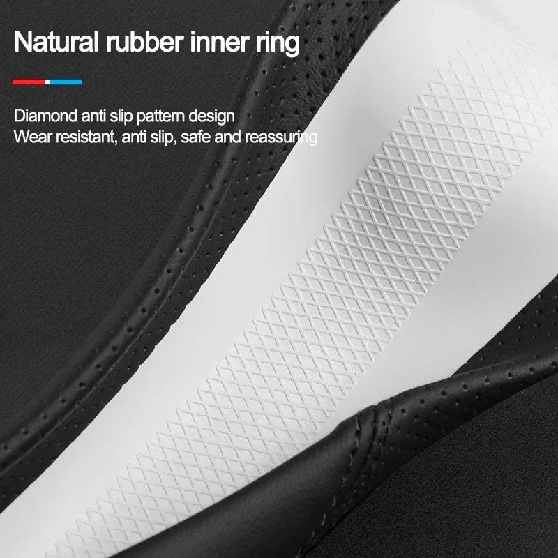 For BYD Sea Lion 07 EV BYD Sea Lion 05 06 DM-I EV 2026 2026 D Type Car Steering Wheel Cover Ultra Thin Leather Atuo Accessories