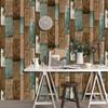 Reclaimed Wood Peel and Stick Wallpaper–Plank Multicolored Vintage Barnwood - Self Adhesive Backsplash,Vinyl Roll Contact Paper