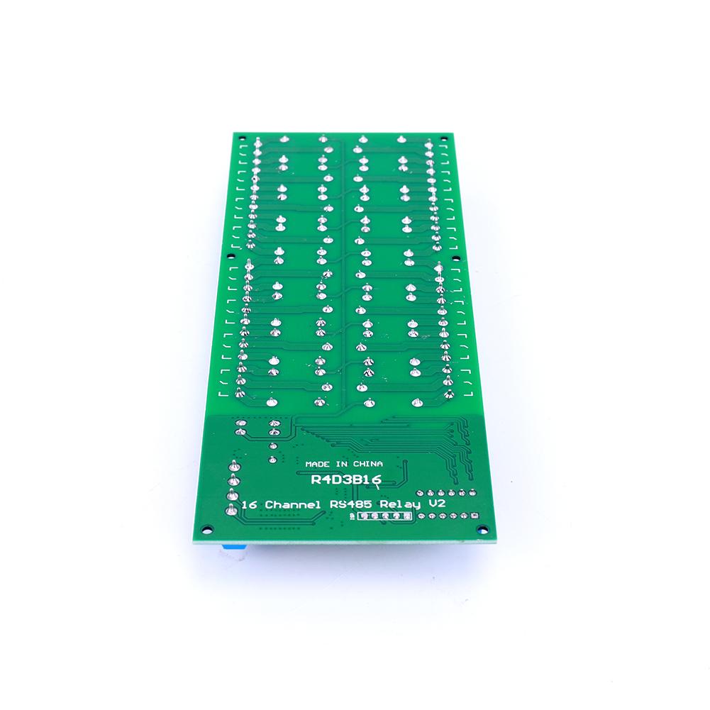 16-Kanal DC 12 V PLC-Controller Serieller Port-Schalter RS485-Relaismodul-Schaltmodul für PLC-PTZ-Kameramotor-LED