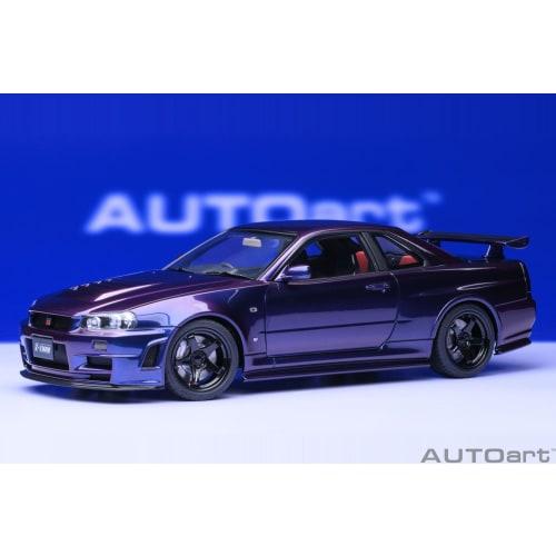 AUTOart 1/18 Scale Nismo R34 GT-R Z-tune Midnight Purple III Finished Product