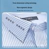 FIRS Men's 100% Cotton Striped Short Sleeve Shirt