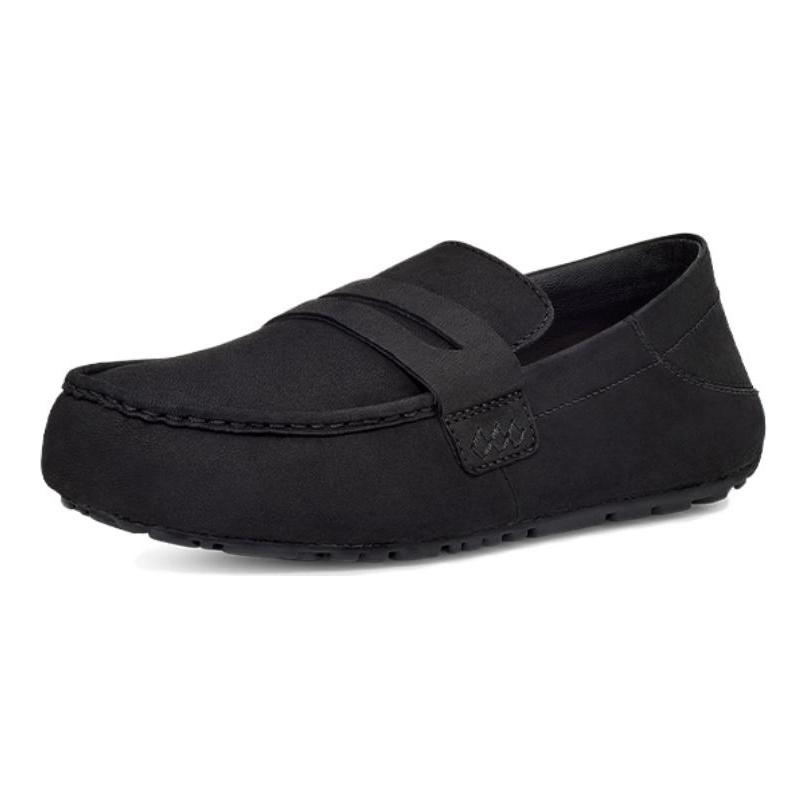 UGG Módní pohodlné mokasíny pánské boty černé 1166762-BLK