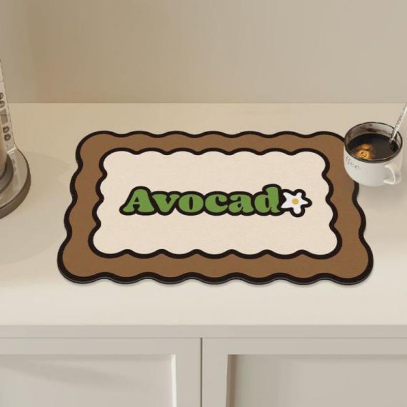 Water Absorbent Table Mats Creative Modern Kitchen Decoration Anti-slip Waterproof Oil-proof Placemats Coffee Cup Pads Household
