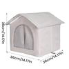 Outdoor Cat House Warm Weatherproof With Screen Outdoor Cat Shelter Kitten Bed For Kitten Puppy Dogs Pet Animal Indoor Garden