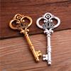 5Pcs/Lot Alloy Lovely Large Crown Key Charms Vintage Jewelry Keys Charms 32*84mm