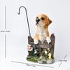 Decorative Animal Sculpture Outdoor Figurine Dog Ornament for Lawn, Patio ,Garden, Yard