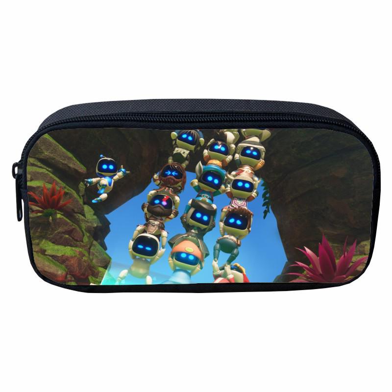ASTRO BOT Robot Pencil Case: Cartoon Storage Box for Children's School Stationery