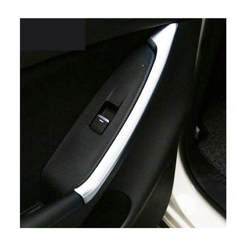 For Mazda CX-5 CX5 2012 2013 2014 2015 2016 Car Stick Styling ABS Matte Rear Back Door Armrest Handrail Trim Frame Switch Glass