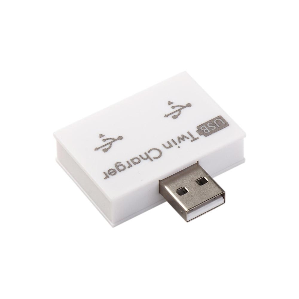 1 Male To 2 Port Female USB2.0 Charging Splitter USB Charging Extender USB 2.0 Charging Hub