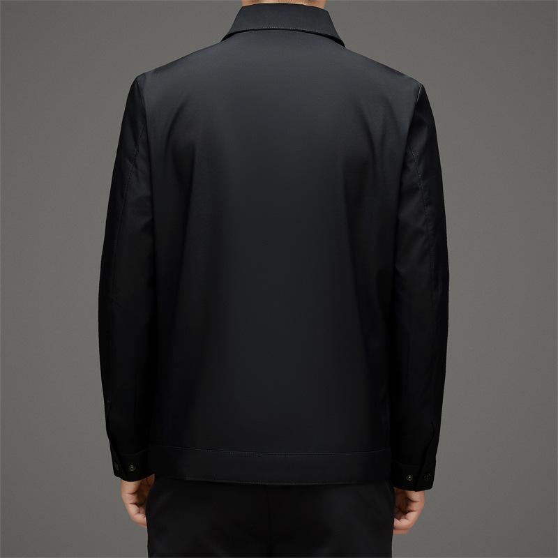 Autumn New Casual Jacket Men's Middle-aged and Elderly Executive Jacket Men's Clothing