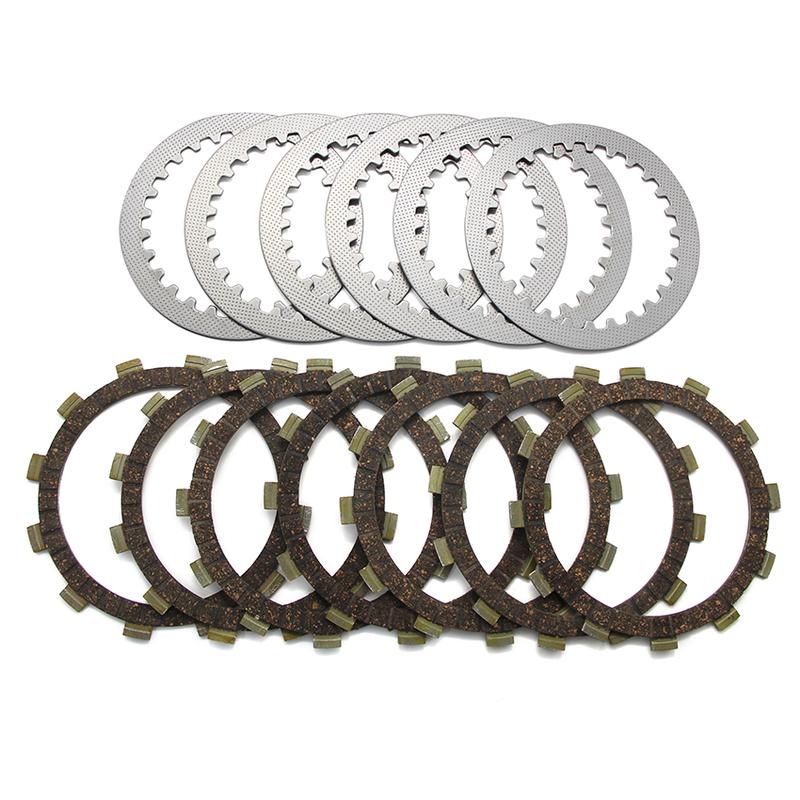 Motorcycle Clutch Friction Disc Plate Kit For Yamaha XS250 XS400D XS400-2E XS400E XS400_2F XS400F  XS400SG  XS400G  383-16321-00